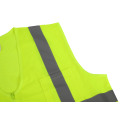 Gilet de sécurité en maille verte haute visibilité